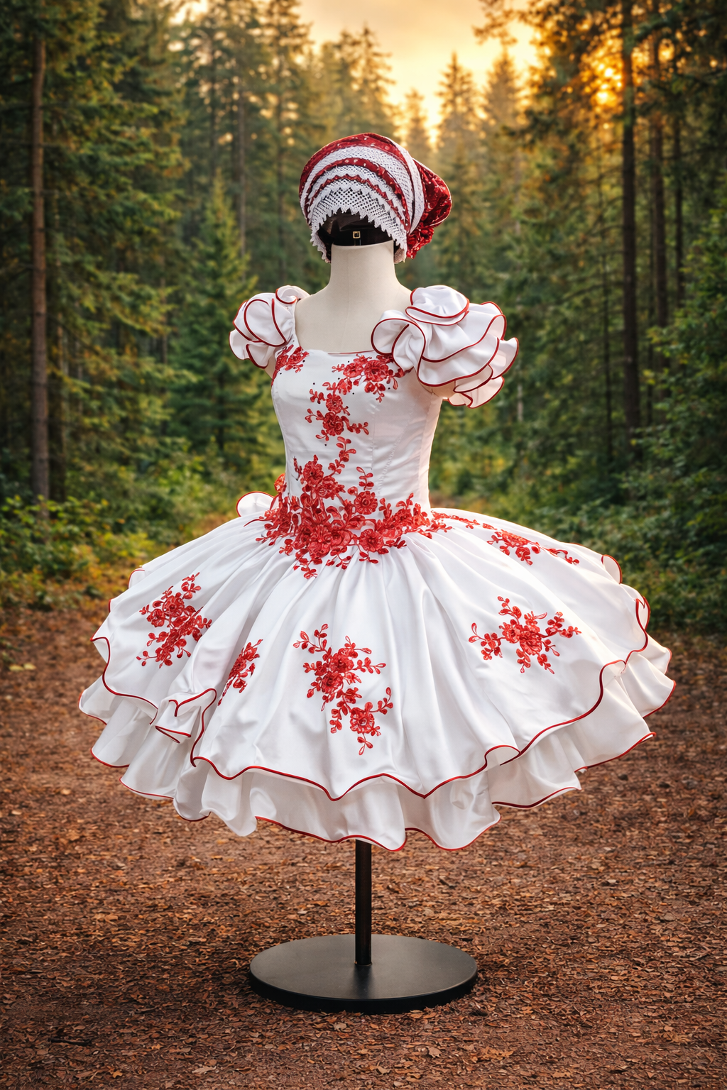 REF 40 Traje de orixá em cetim com elastano